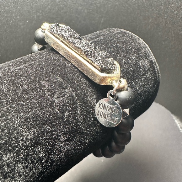 Kinsley Armelle Adelaide Collection Raven Quartz Bracelet - Picture 3 of 4